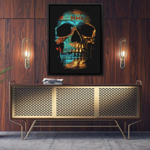 100$ Bill Skull - Luxury Wall Art