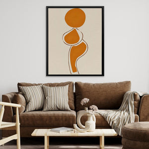 Thick Beauty Modern Illustration - Luxury Wall Art 