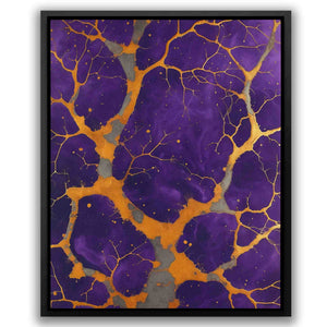 a picture of a purple and gold pattern