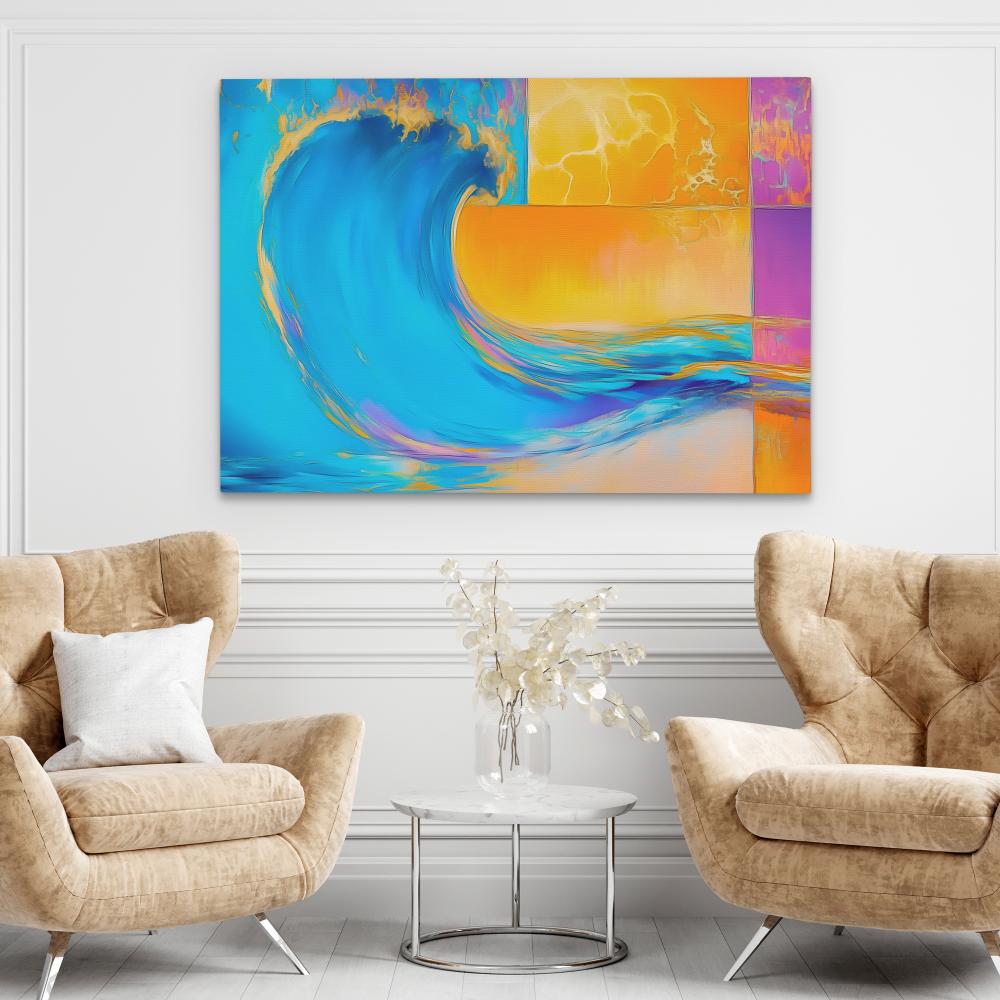 3D Waves - Luxury Wall Art