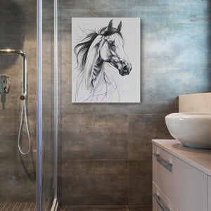 a bathroom with a sink and a shower