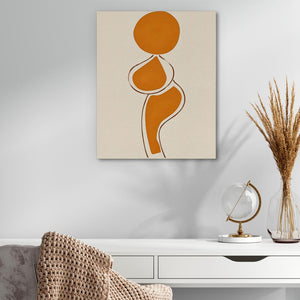 Thick Beauty Modern Illustration - Luxury Wall Art 