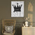 Black Crown: Bold Graffiti-Inspired Art for Urban Spaces - Luxury Wall Art 