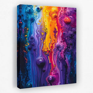 a painting of a multicolored fluid fluid fluid fluid fluid fluid fluid fluid fluid