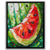 a painting of a slice of watermelon