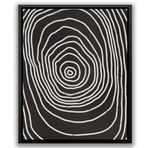 a black and white picture of a spiral design