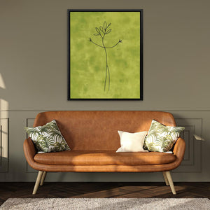 Twiggy - Fun Nature Line Art Illustration - Luxury Wall Art 