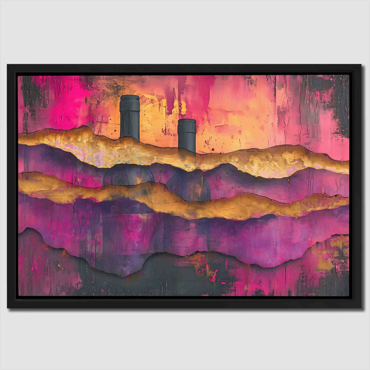 a picture of a painting of a landscape