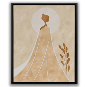 a painting of a woman in a wedding dress