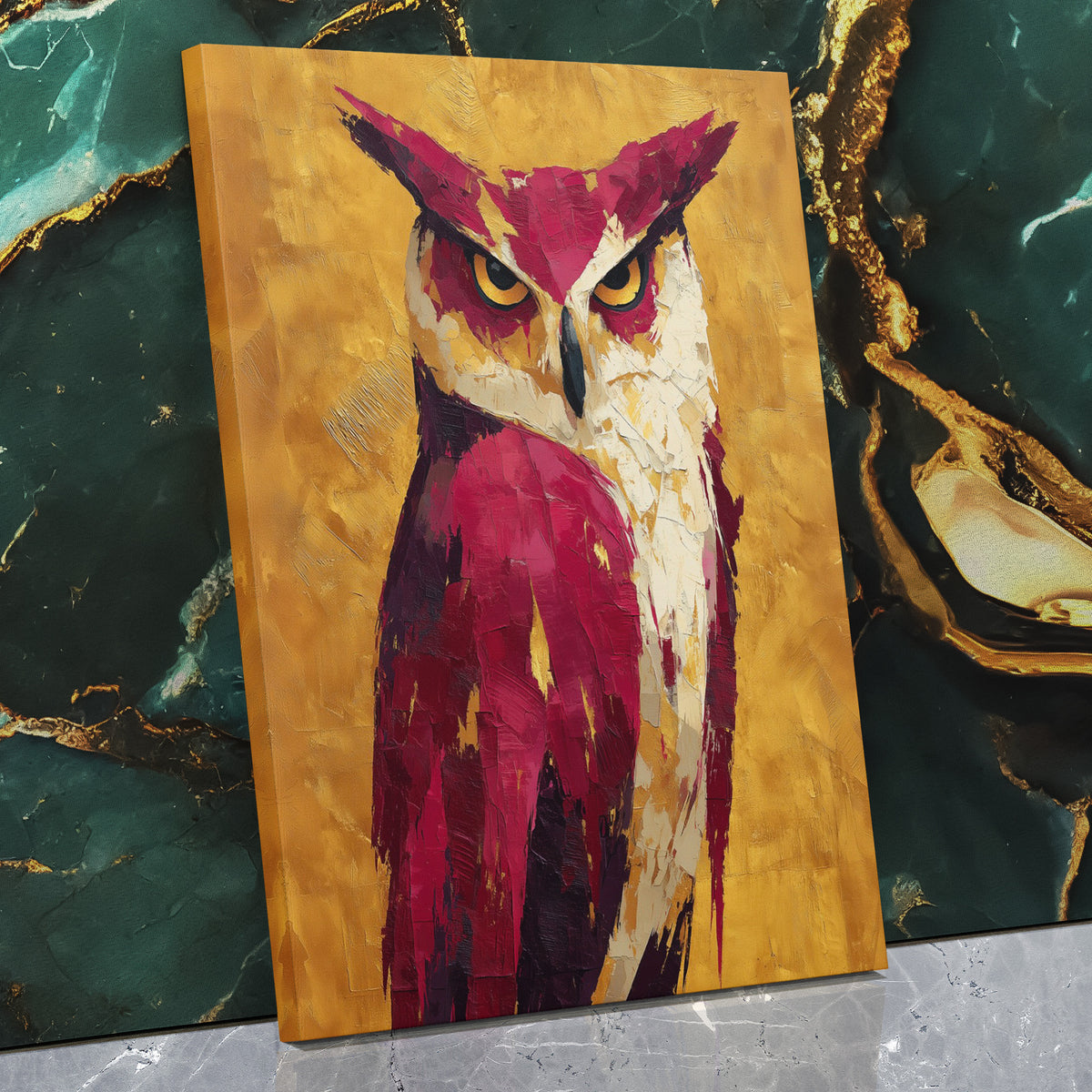 Amber Sentinel - Luxury Wall Art