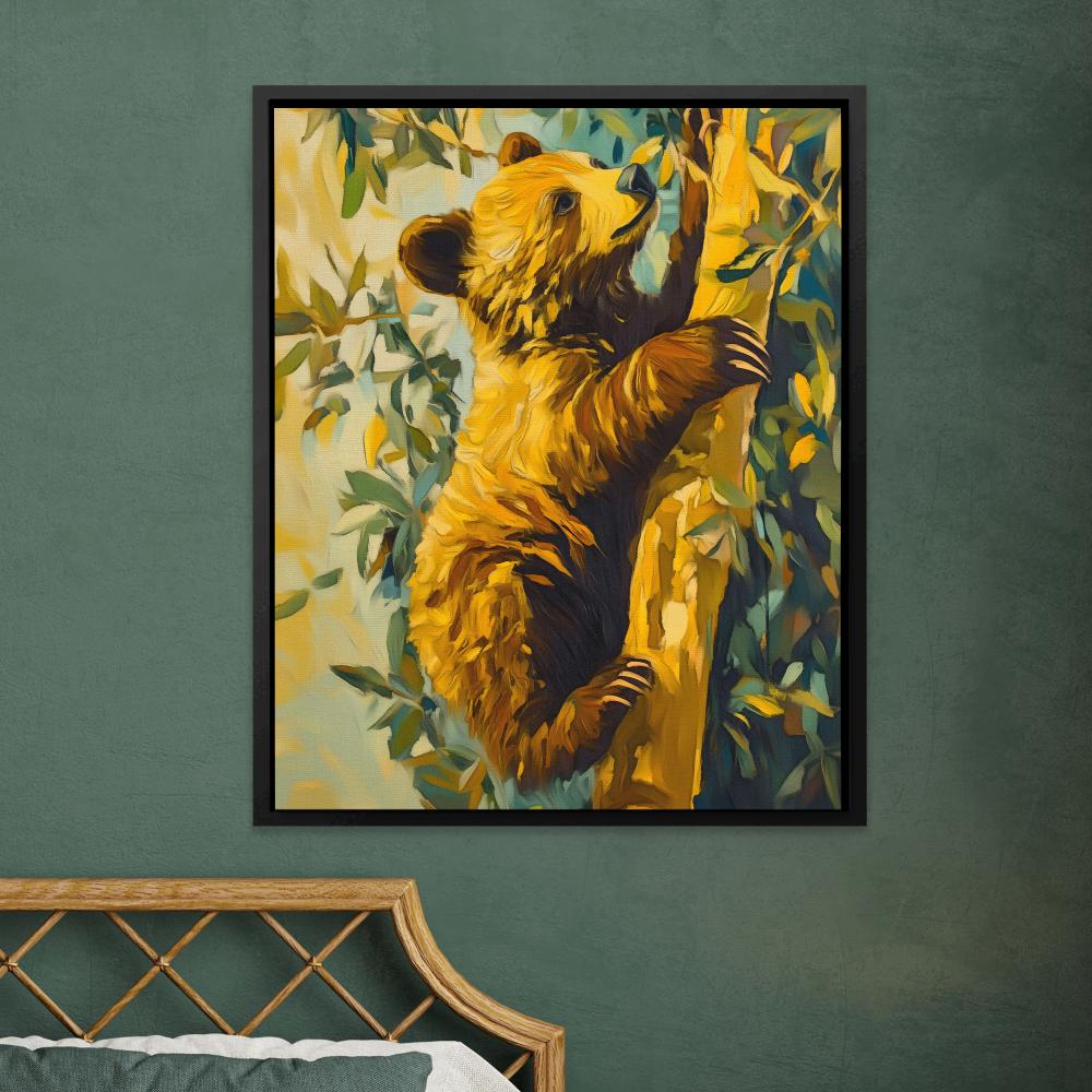 Bear Cub’s Brave Climb