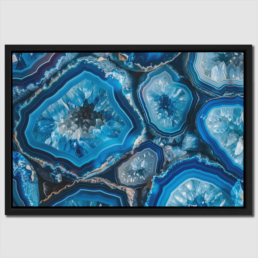 Blue Crystal Geode