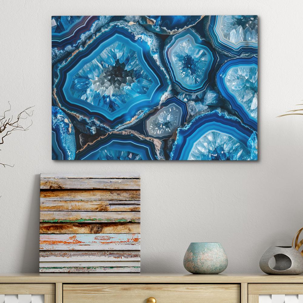 Blue Crystal Geode