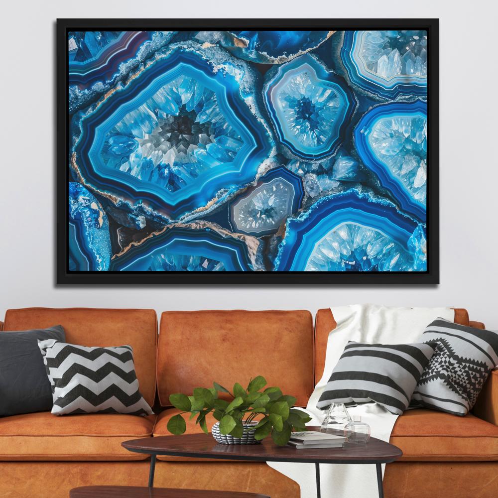 Blue Crystal Geode