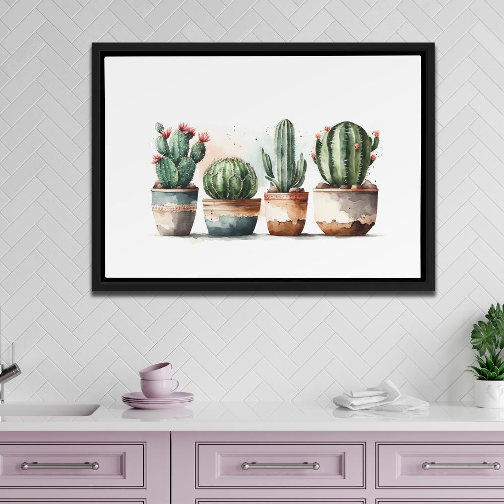 Four Cactus Plants