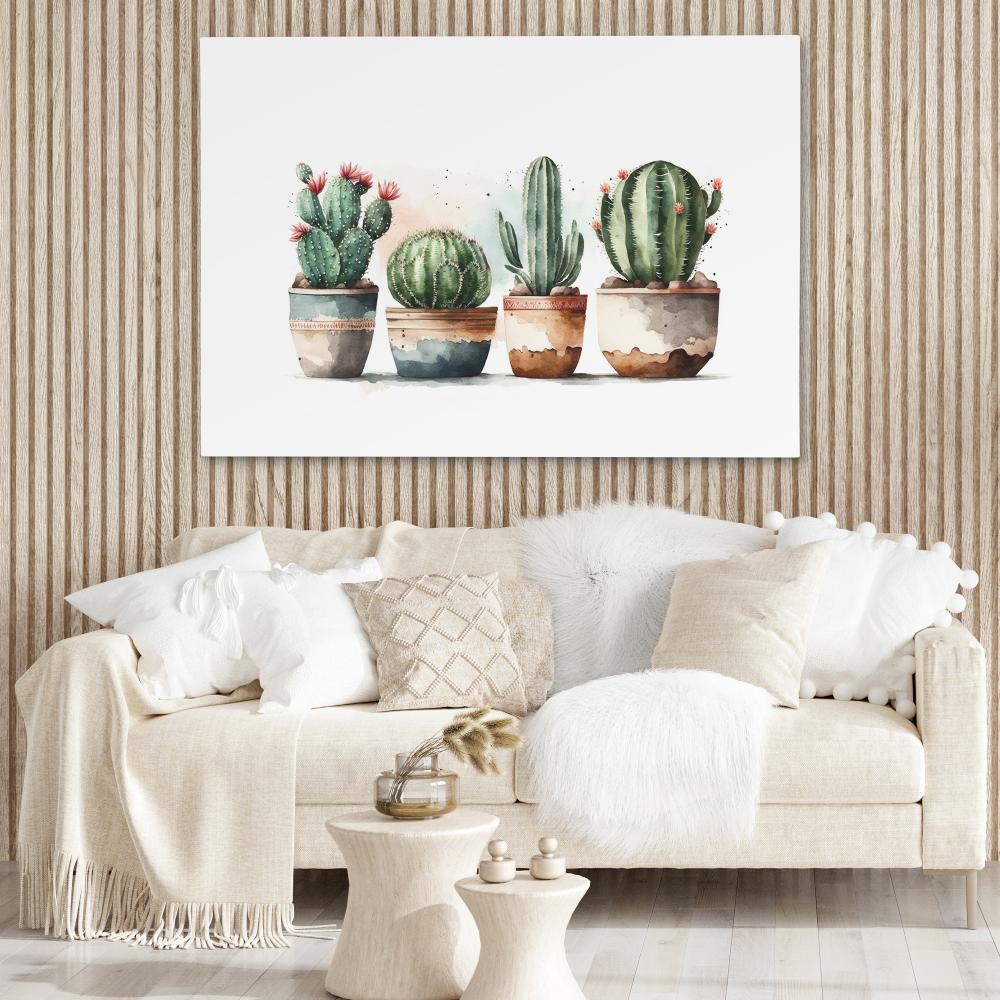 Four Cactus Plants