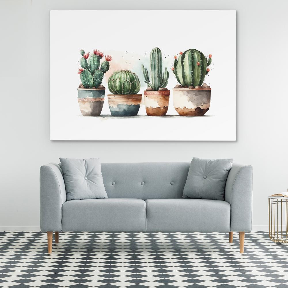 Four Cactus Plants