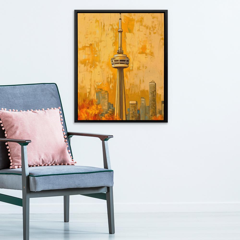 CN Tower in Fall Colors