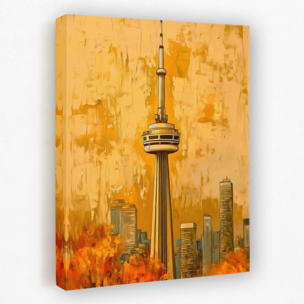 CN Tower in Fall Colors