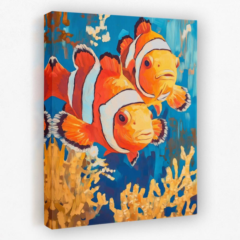 Clownfish Coral Splash