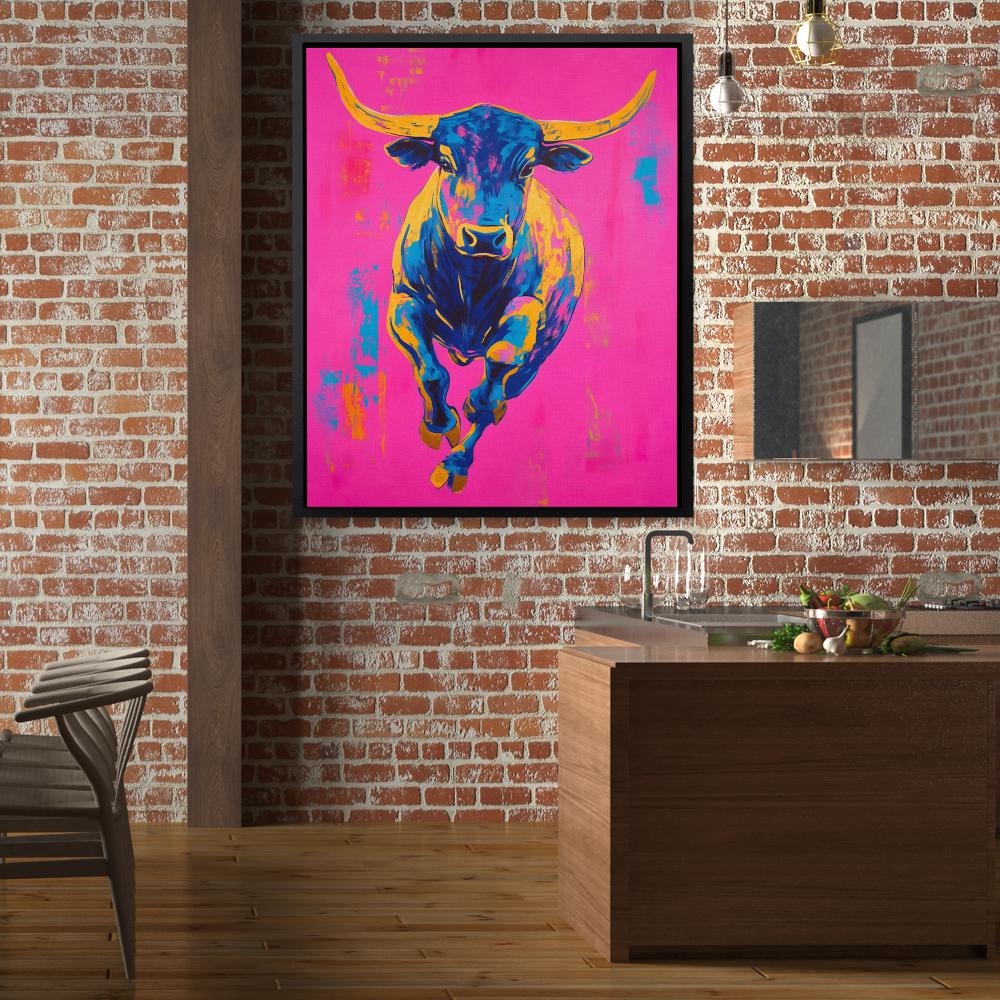 Color Burst Bull
