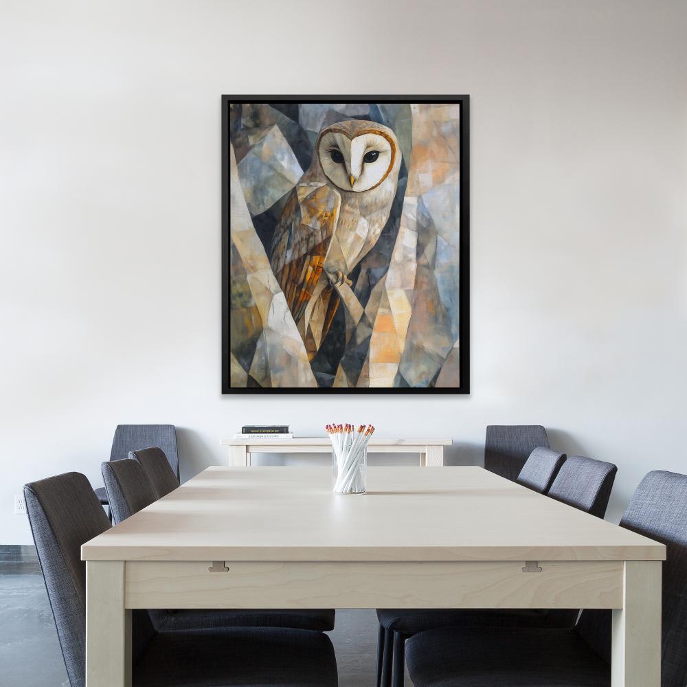 Geometric Barn Owl