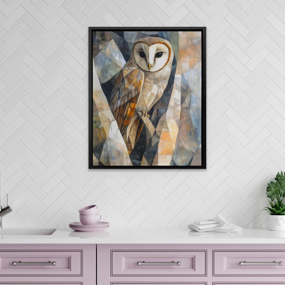 Geometric Barn Owl