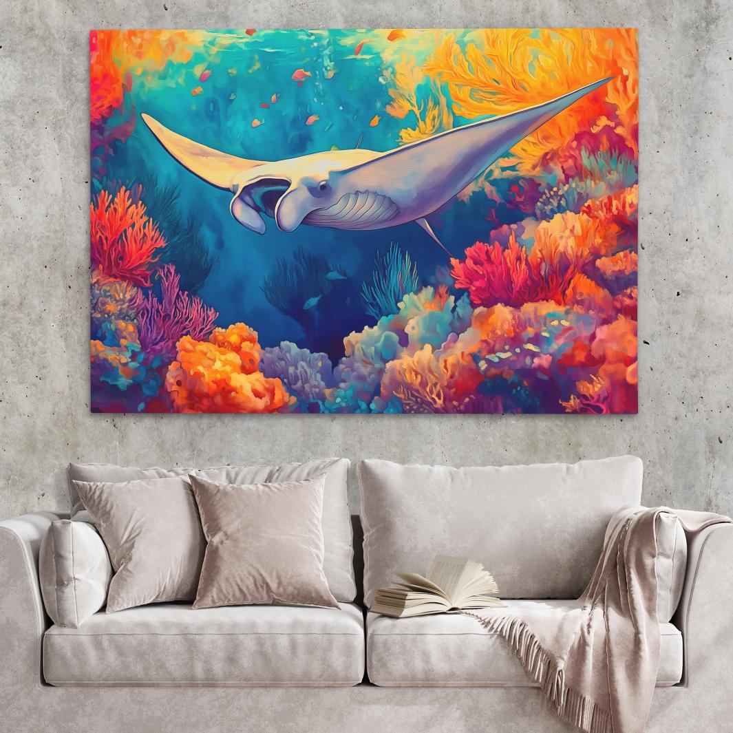 Golden Tide Manta Ray