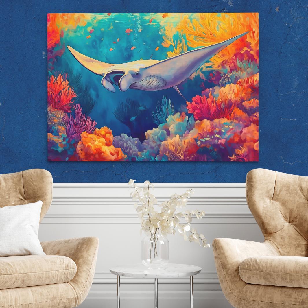 Golden Tide Manta Ray