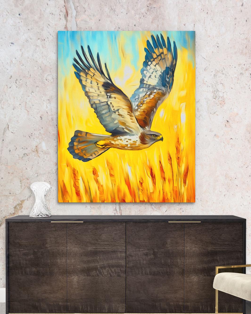 Hawk’s Sunset Flight