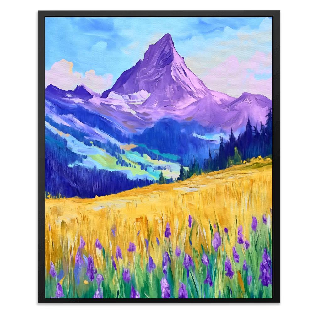 Lavender Mountain Fields