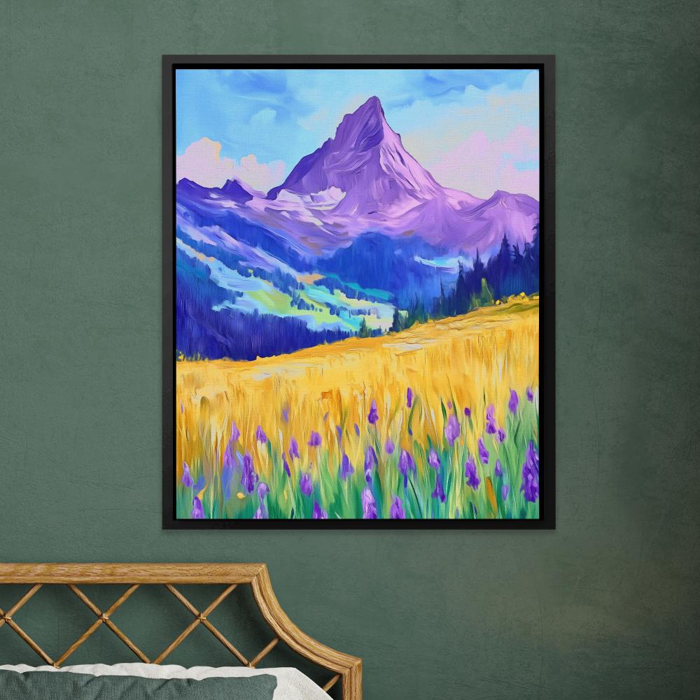 Lavender Mountain Fields