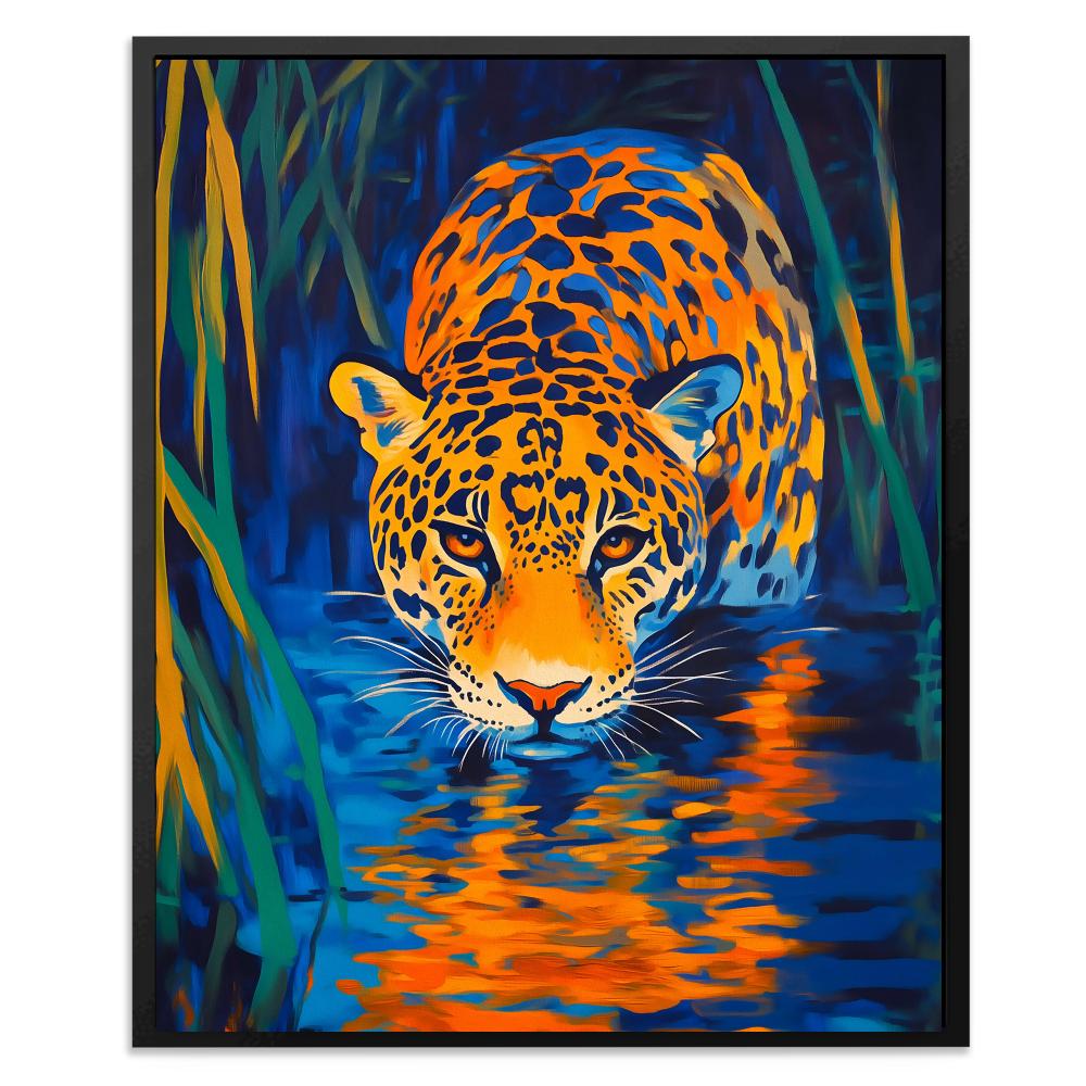 Leopard Stalking the Waters