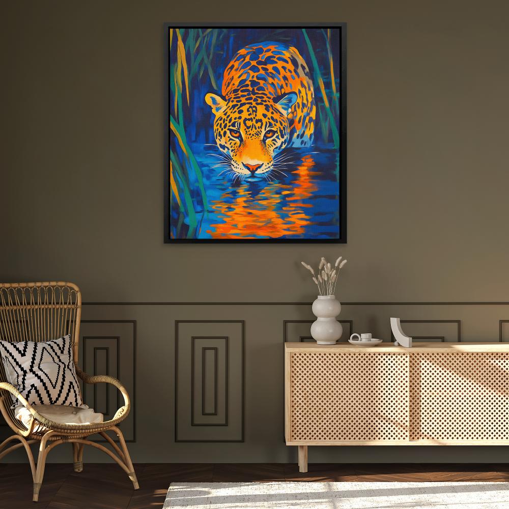 Leopard Stalking the Waters