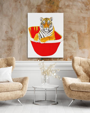 Luxury Tiger Bath