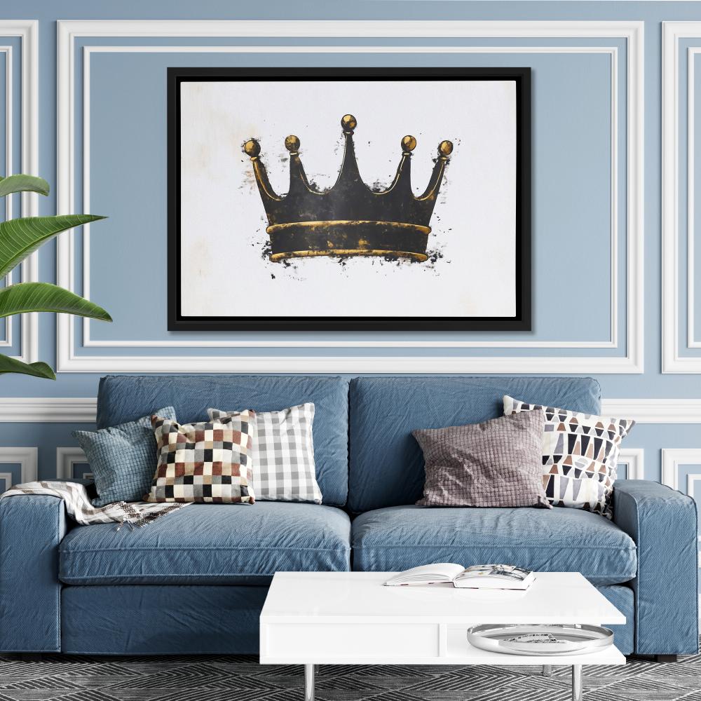 Minimalist Dark Crown