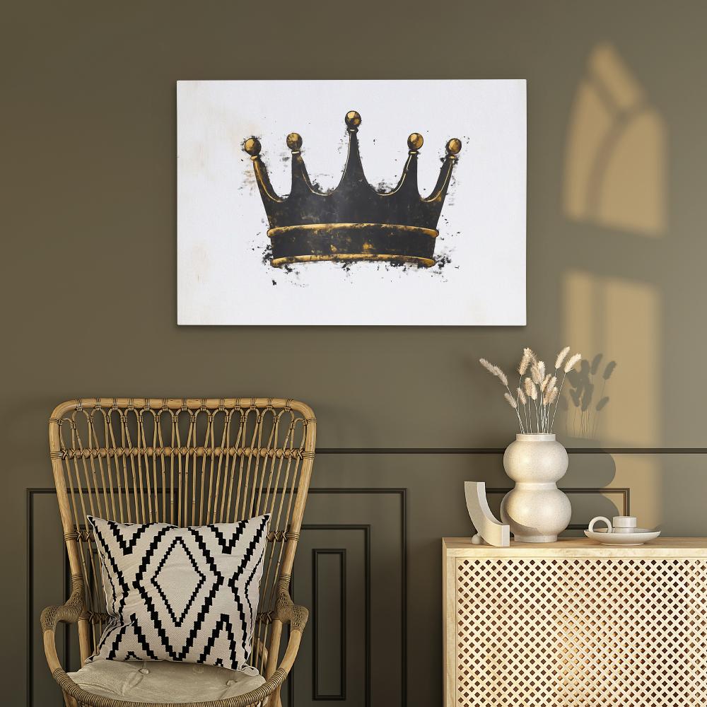Minimalist Dark Crown