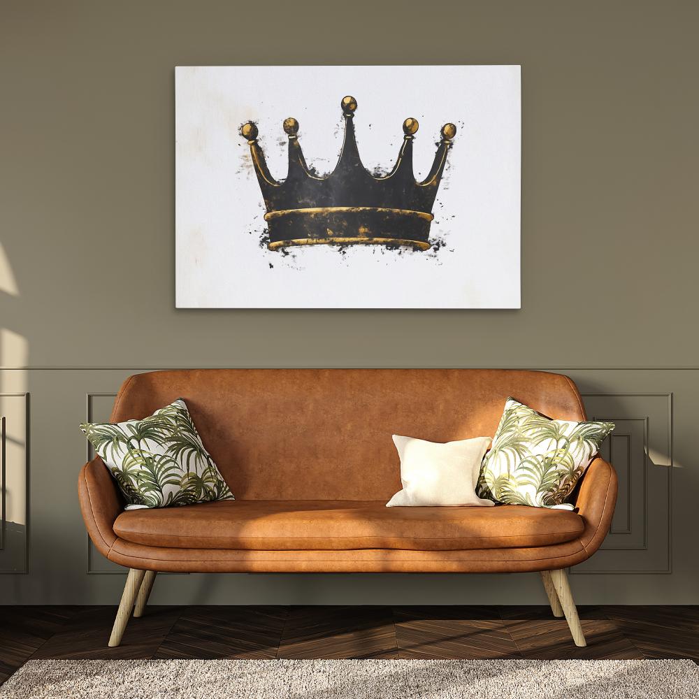 Minimalist Dark Crown