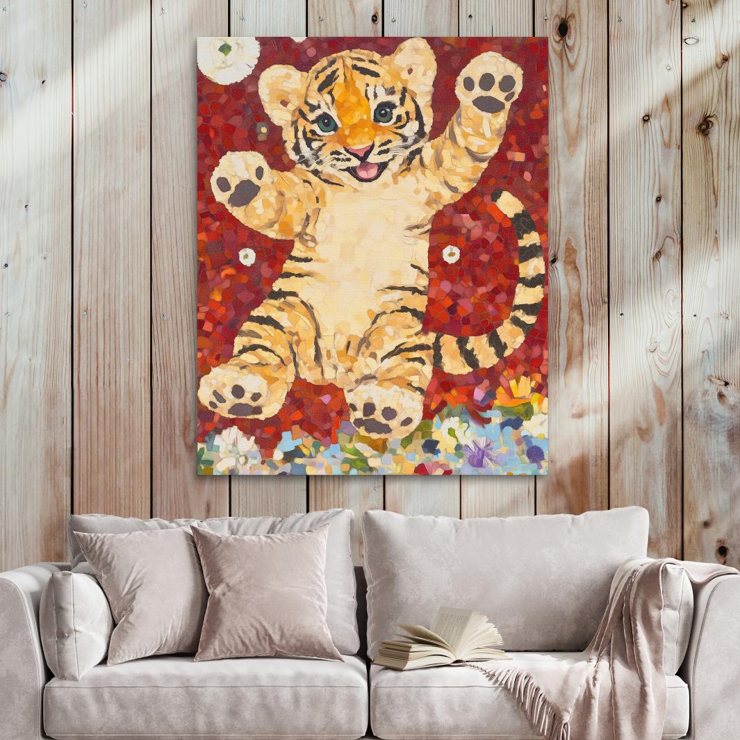 Mosaic Tiger Joy