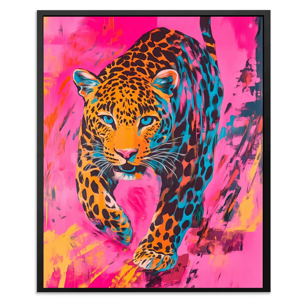 Neon Leopard Power