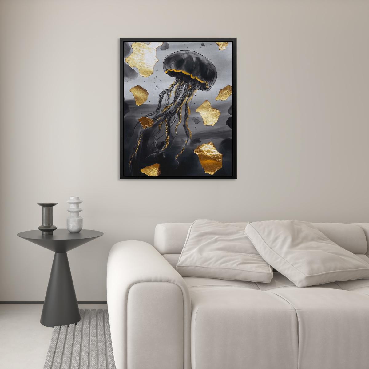 Noir Gold Jellyfish