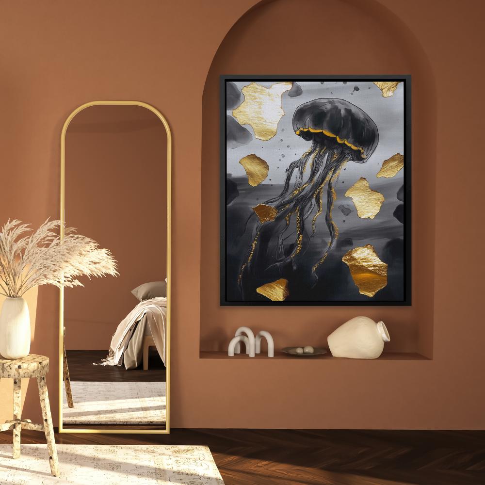 Noir Gold Jellyfish