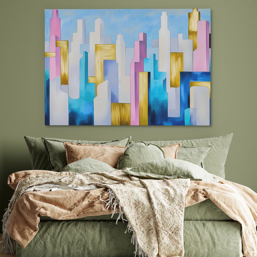 Pastel Skyscrapers