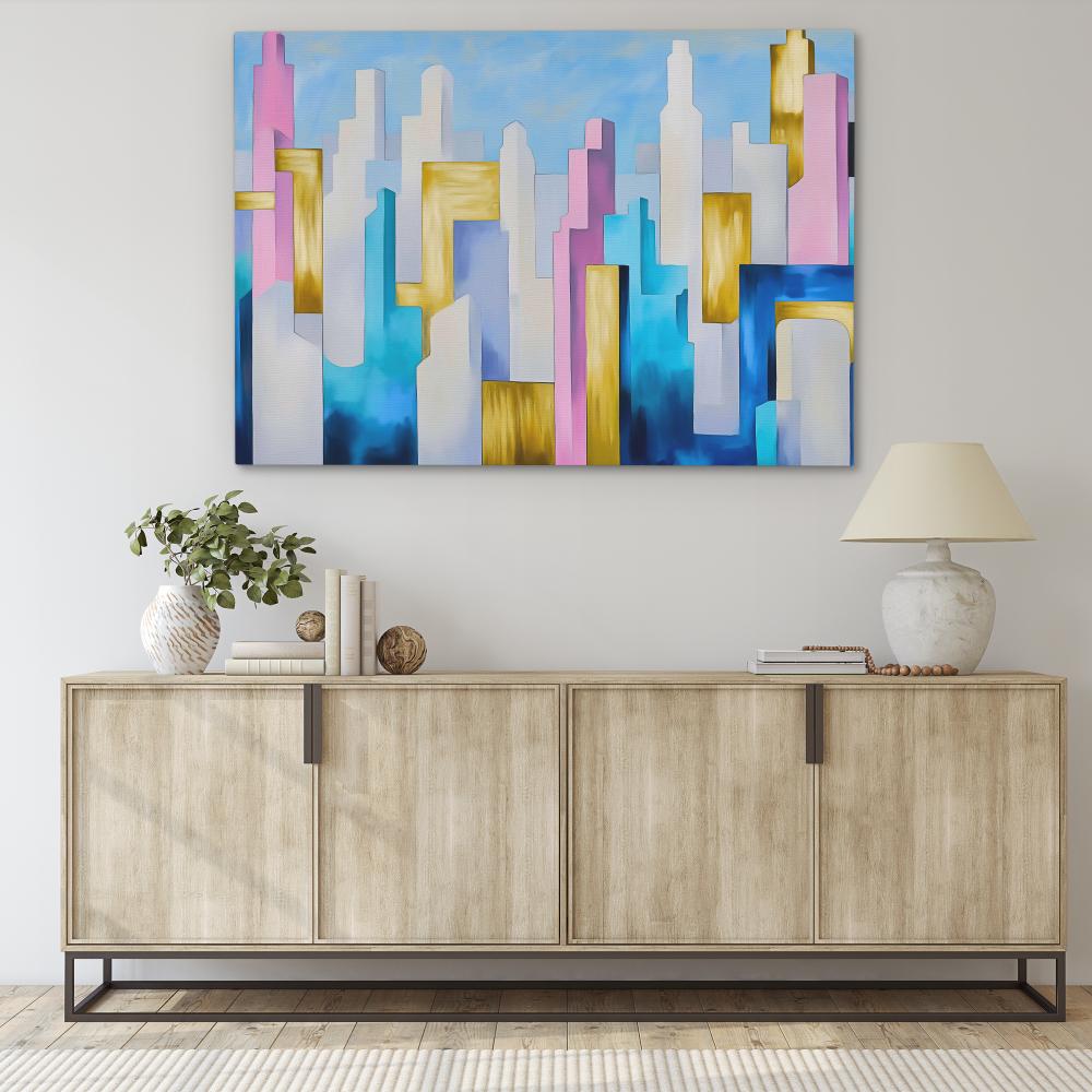Pastel Skyscrapers
