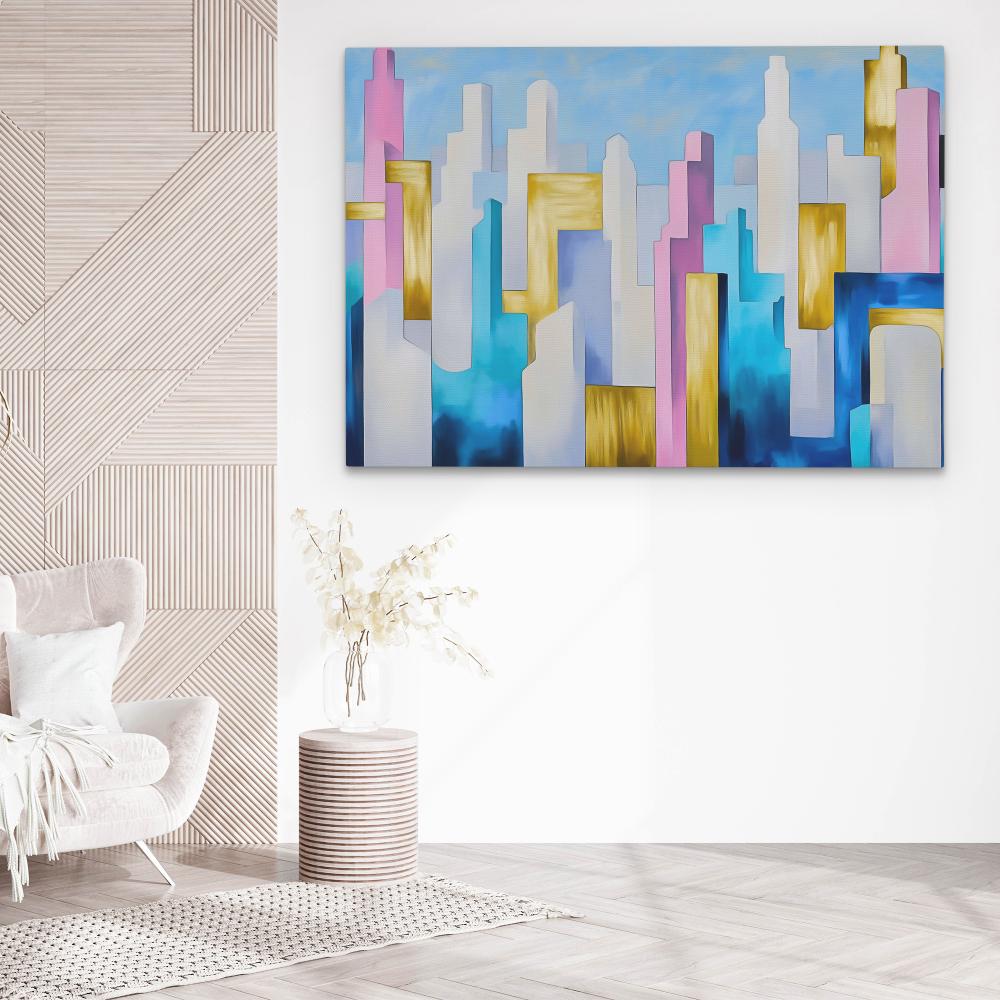 Pastel Skyscrapers