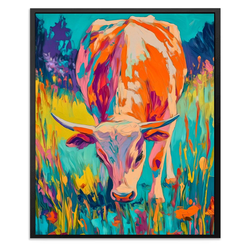 Pastel Fields Cow