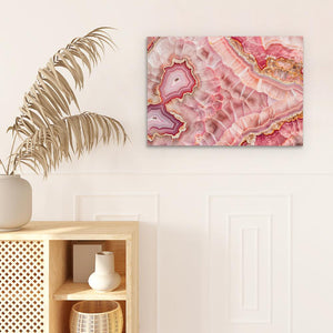 Pink Mineral Mosaic
