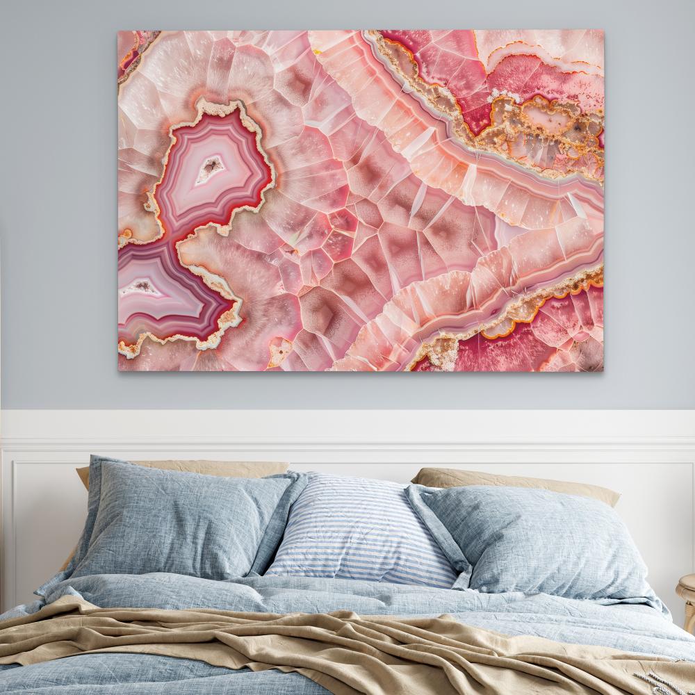 Pink Mineral Mosaic