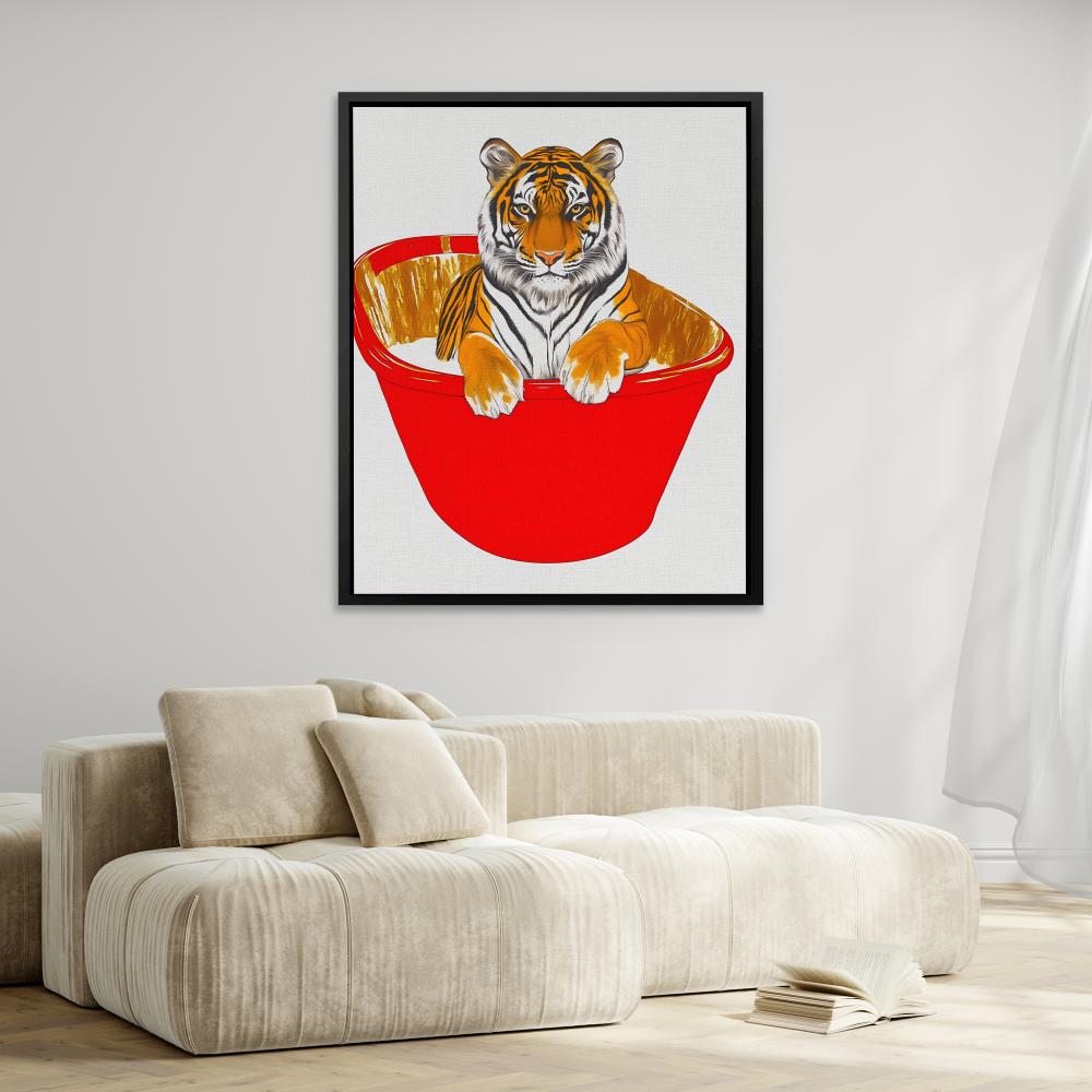 Red Bath Tiger