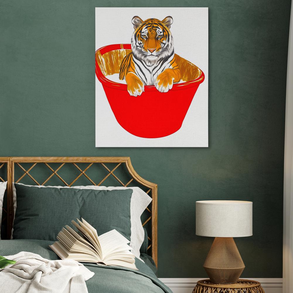 Red Bath Tiger